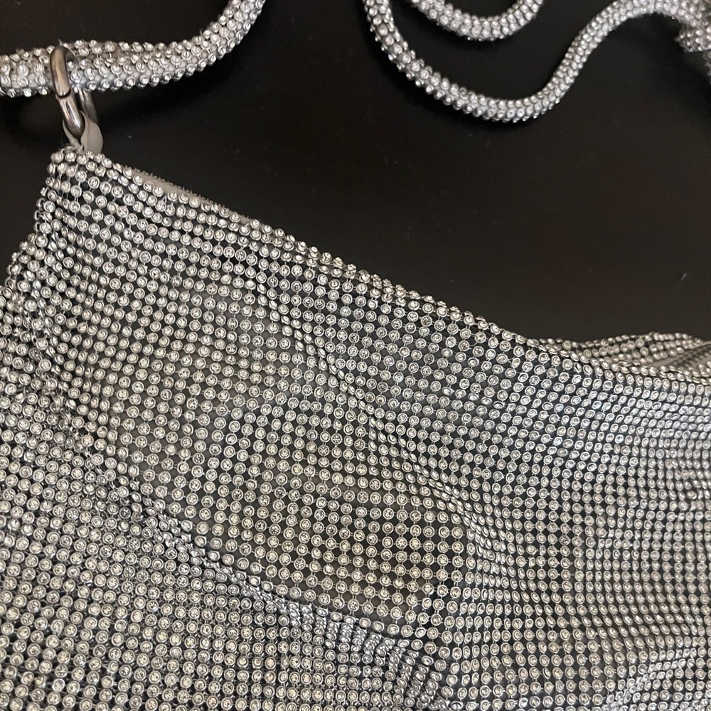 Silver Rhinestone Bag - Picture 3 of 3
